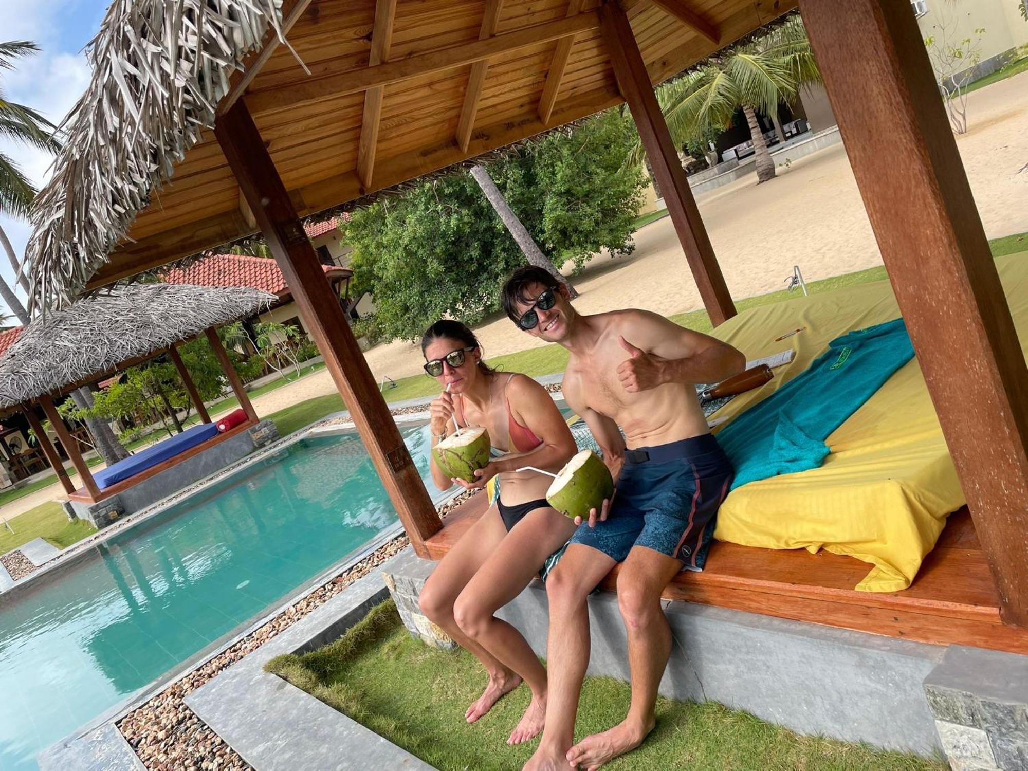 Blue Waves Kite Surfing Beach Resort Kalpitiya Exterior foto